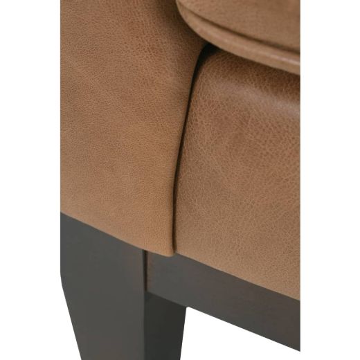 Picture of Thatcher Wood Frame Chair Leather